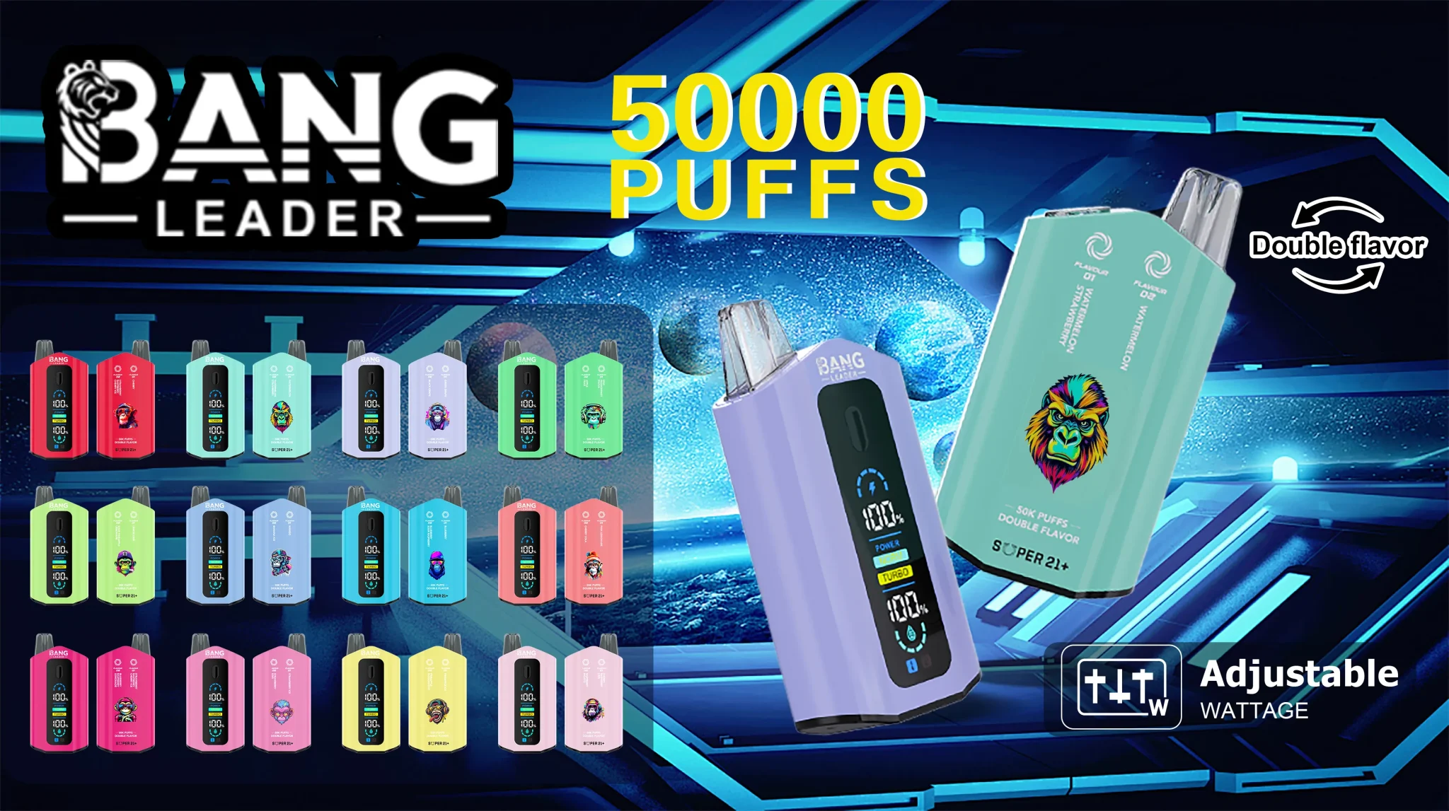 Bang Leader 50K デュアルフレーバー切り替え構造