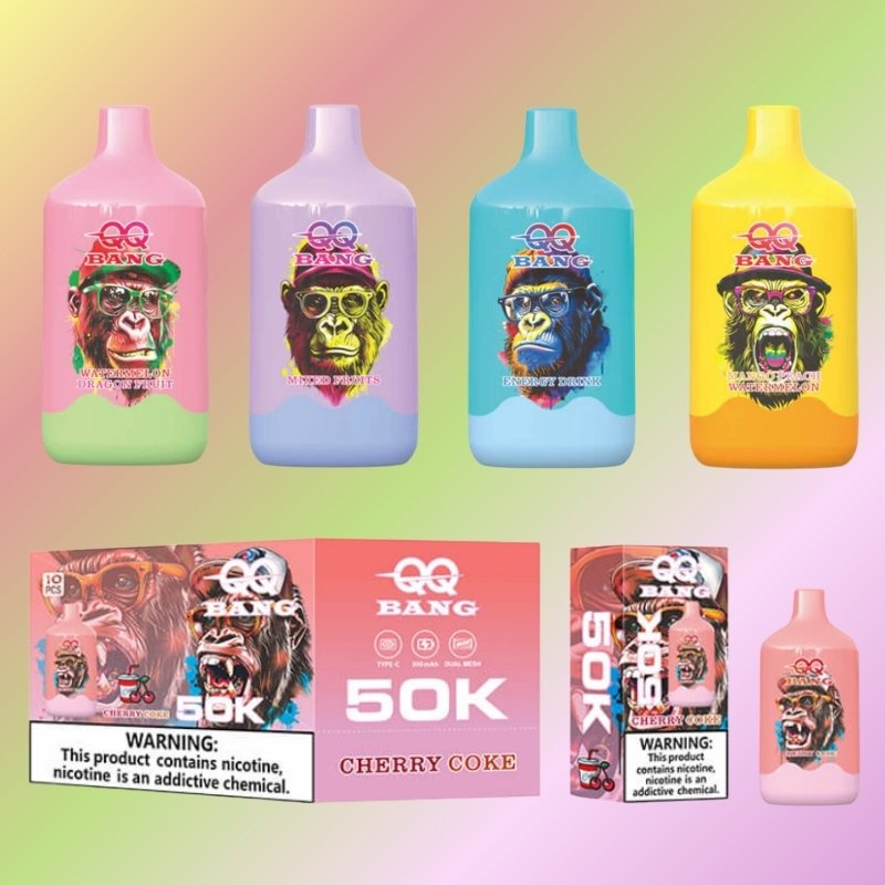QQ Bang 50K 50000回吸引対応の充電式VAPE