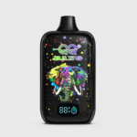 QQ Bang 80K – LEDディスプレイ搭載メッシュモデル、清涼系フレーバー