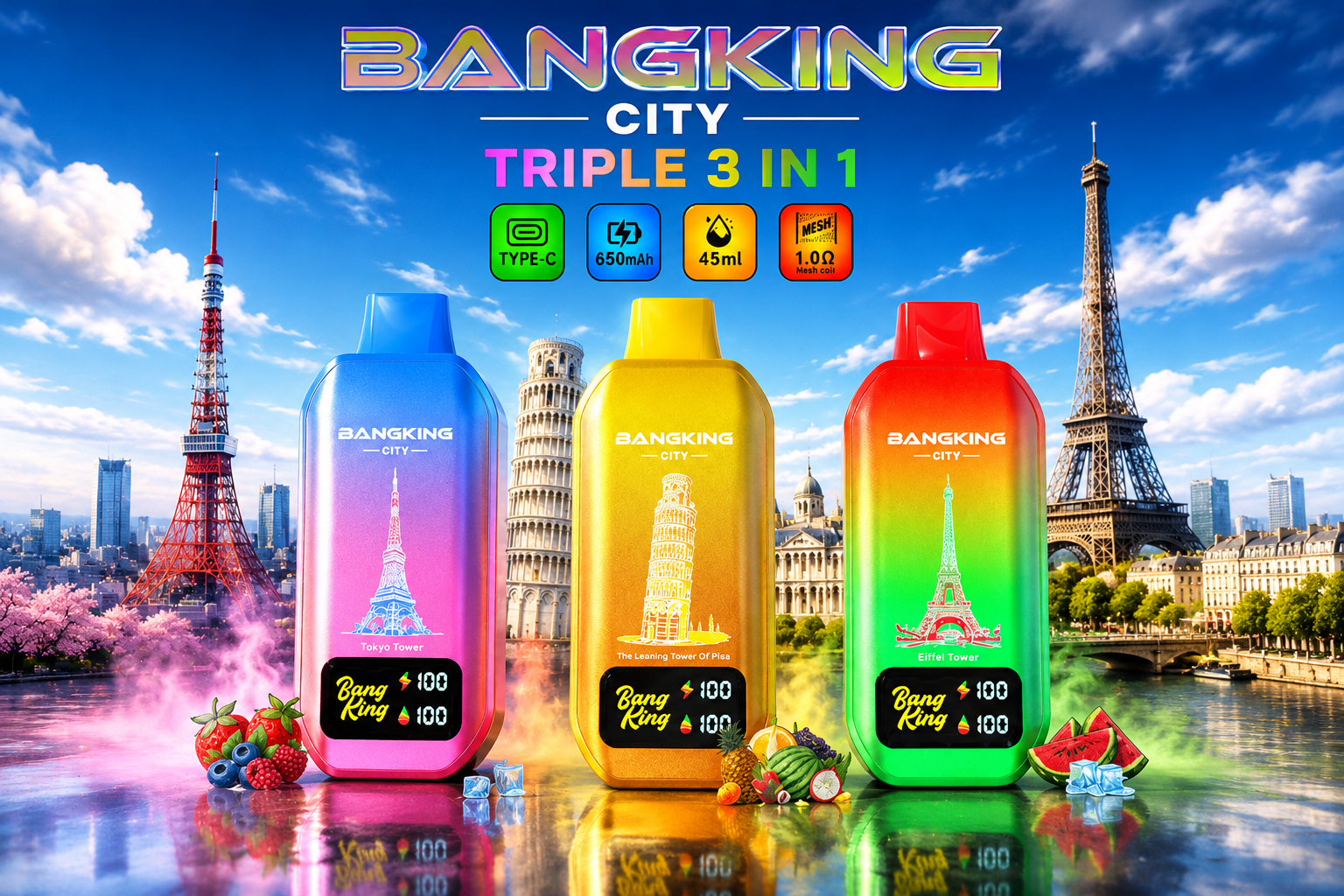 Bang King City 50K 大容量使い捨てVAPE