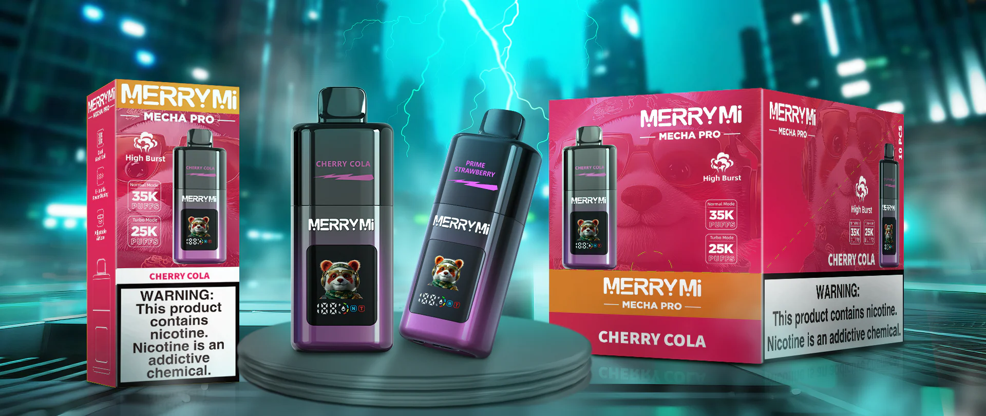 MERRY MI Mecha Pro 35K 20種類のフレーバー