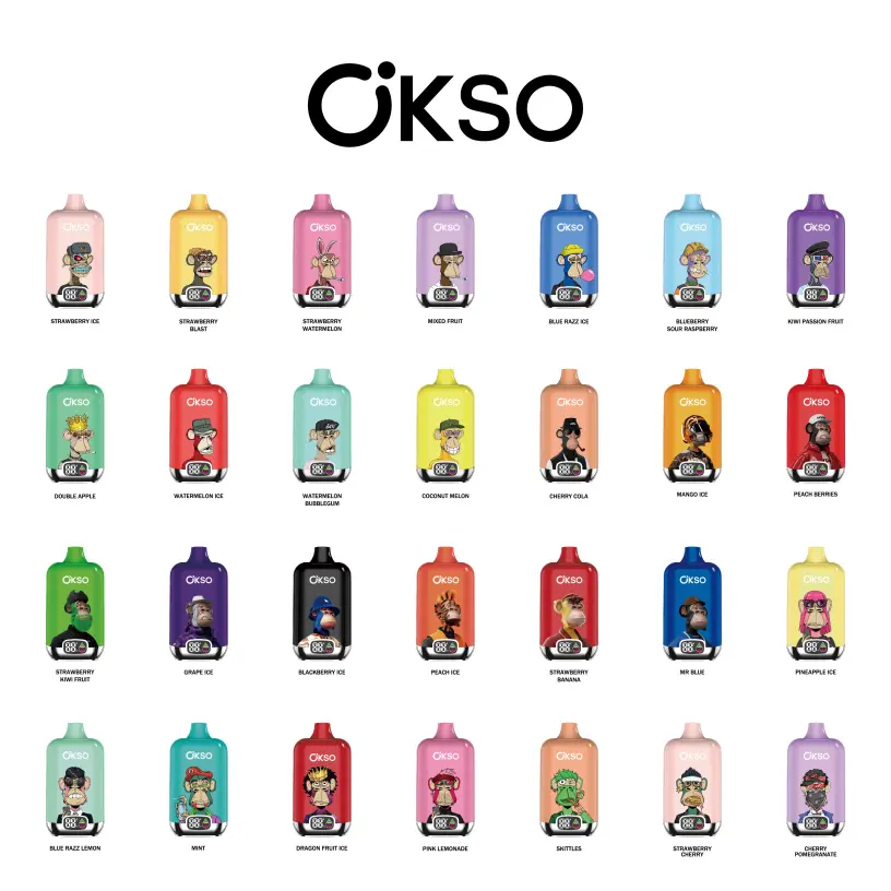 OKSO Digital Box 12000回 スマート画面付き充電式VAPE