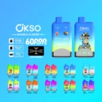 OKSO Double Flavor 60K|50mL・2in1フレーバー切替・LED表示付き充電式VAPE - 画像 (21)